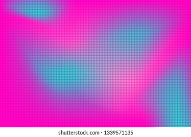 
Abstract bright colored blue-green background fine mesh.Retro wave stile.