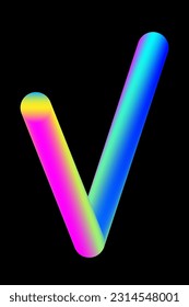 Abstract Bright Colored Gradient Texture Curve Line Element Symbol Template Icon Pattern Background