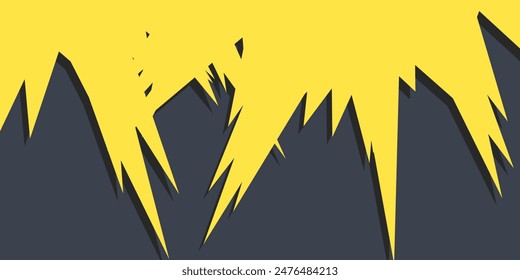 Abstrakter heller Bildschirmhintergrund-Hintergrund. Gelb und Schwarz Bildschirmhintergrund Illustration, Das moderne Kunstcover dieser charmanten Bildschirmhintergrund-Illustration zeigt eine auffällige Mischung aus Gelb und Schwarz.