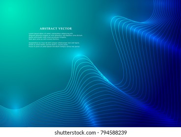 Abstract bright and colorful background with wavy or curved lines.Vector illustrations