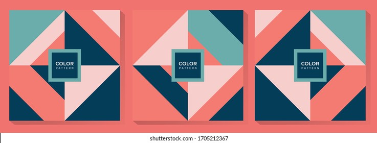 Abstract bright colorful geometric background