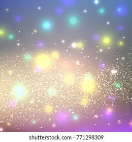Abstract bright colorful glitter background