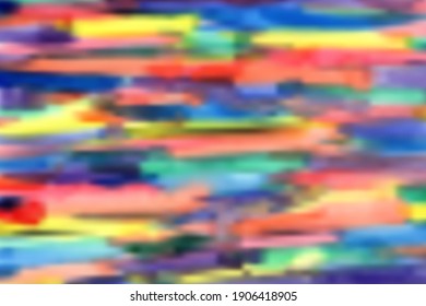 Abstract bright colorful gradient stripes background. Trendy chaotic stroking texture for banner, poster, home decor, textile print, surface design