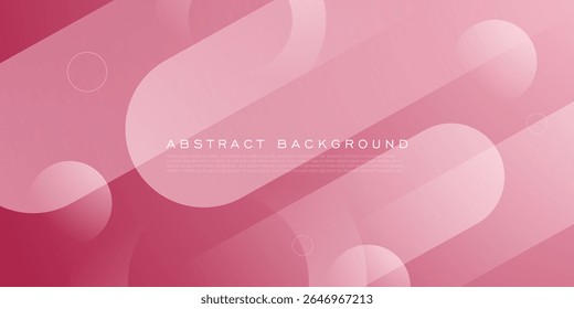 Abstract bright colorful pink dynamic background. Trendy overlap color shapes pattern design. Eps10 vector