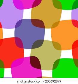 Abstract bright colorful seamless pattern. 