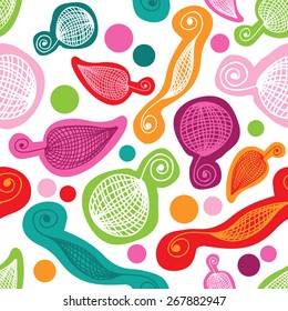 Abstract bright colorful seamless pattern.
