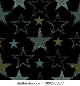 Abstract bright colorful universe, nebula night starry sky in rainbow colors. rainbow bright neon pattern with moon and stars