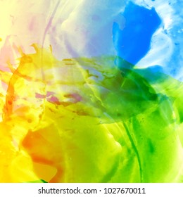 Abstract bright colorful watercolor background
