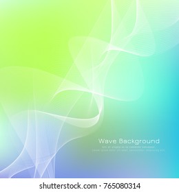 Abstract bright colorful wave background