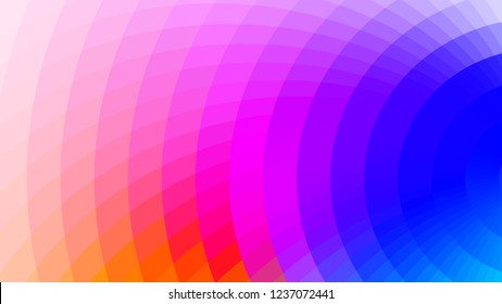 Abstract bright colors composition with squares. Optical illusion of blur effect. Place for text. Vector background for presentation, flyer, poster. Digitally wallpaper.