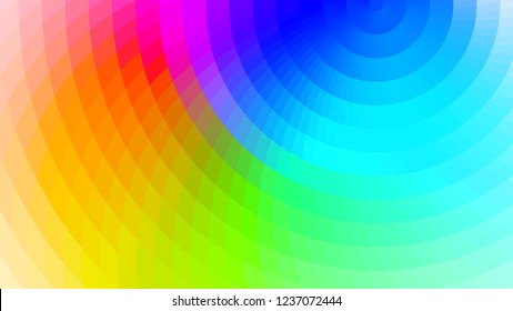Abstract bright colors composition with squares. Optical illusion of blur effect. Place for text. Vector background for presentation, flyer, poster. Digitally wallpaper.