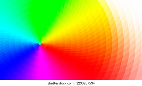 Abstract bright colors composition with squares. Optical illusion of blur effect. Place for text. Vector background for presentation, flyer, poster. Digitally wallpaper.