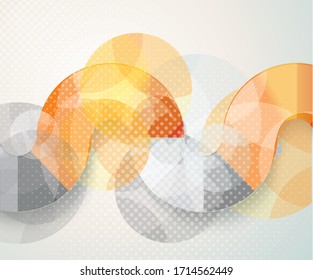 Abstract bright composition, futuristic grid background, vector.