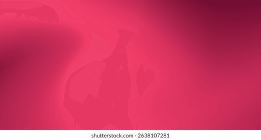 Abstract bright and dark gradient pink banner background. Horizontal blur scene. Landscape template for text. Vector illustration eps10
