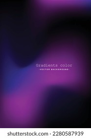 Abstract bright dark purple gradients gradient mesh wave color vector background