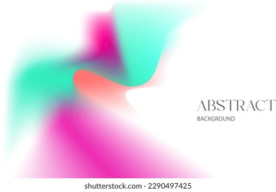 Resumen de la plantilla de diseño brillante degradado de fondo color rosa y verde sobre blanco