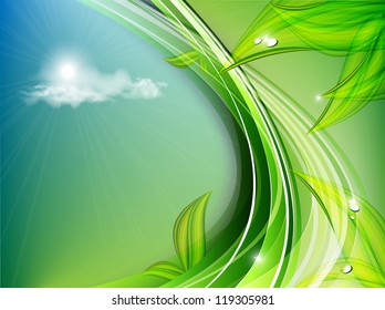 abstract bright floral vector background. Eps10