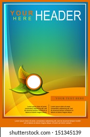 Abstract Bright Flyer or Cover Design