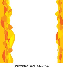 abstract bright frame in red and yellow colors for text