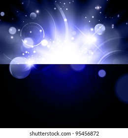 Abstract bright Galaxy night background with stars and lights