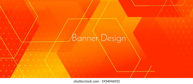 Abstract bright geometric dynamic modern pattern design banner background vector