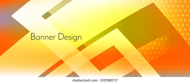 Abstract bright geometric dynamic modern pattern design banner background vector