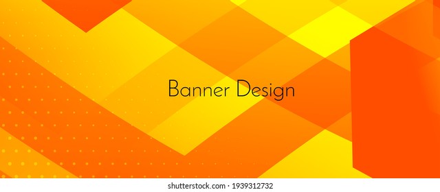 Abstract bright geometric dynamic modern pattern design banner background vector