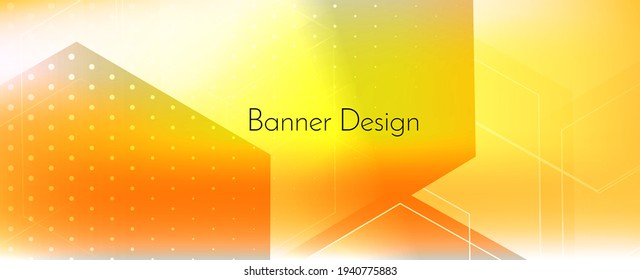 Abstract bright geometric dynamic modern pattern design banner background vector
