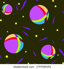 abstract bright geometric pattern .lots of balls.vector
