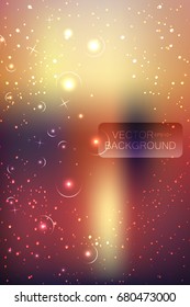 Abstract bright glitter background with little stars