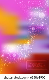 Abstract bright glitter background with little stars