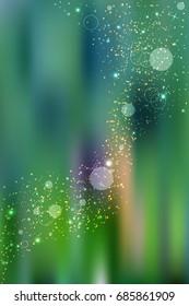 Abstract bright glitter background with little stars