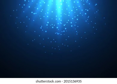 Abstract bright glitter blue background