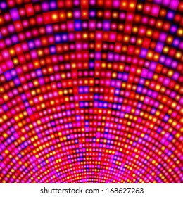 abstract bright glowing disco background
