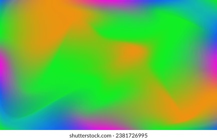 Abstract bright gradient mesh background. Smooth vibrant illustration design texture. Template for backdrop, banner, poster, poster, decoration, digital, web, cover