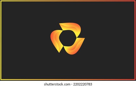 Abstract bright gradient vector logo.icon symbol logo design for business and company brands and more