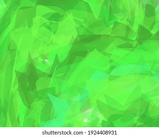 Abstract bright green background. Vector illustration