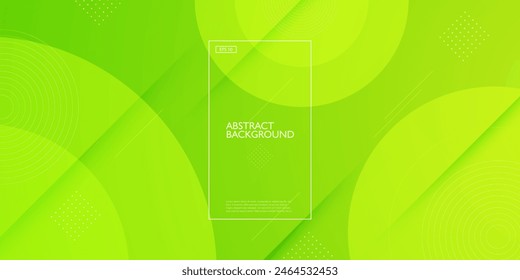 Abstract bright green gradient illustration background with simple pattern. Cool design. Eps10 vector