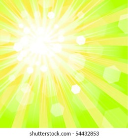 Abstract Bright Green Vector Background