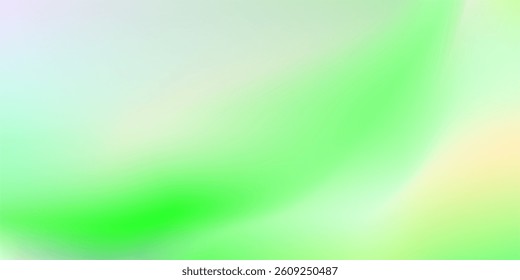 Abstract Bright Green Yellow white  Gradient Background with Smooth and Soft Color Transitions