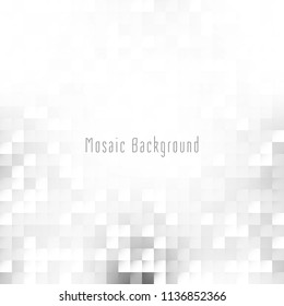 Abstract bright grey color mosaic background