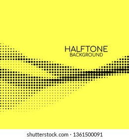 Abstract bright halftone background