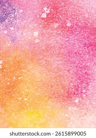 Abstract Bright Hand Paint Colorful Watercolor Background. Artistic creative work