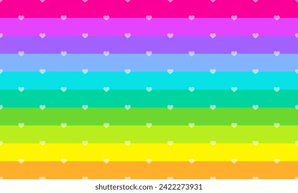 Abstract bright heart background vector illustration. Abstract colorful background. Decoration banner themed Lol surprise doll girlish style. Invitation card template