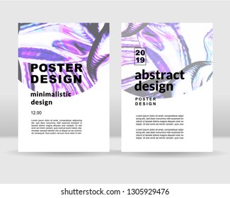 The abstract bright holographic background. It can be used for posters, cards, flyers, brochures, magazines and any kind of cover. EPS 10