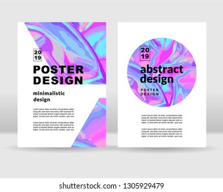 The abstract bright holographic background. It can be used for posters, cards, flyers, brochures, magazines and any kind of cover. EPS 10