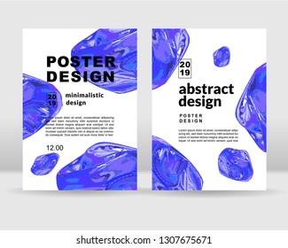 The abstract bright holographic background. It can be used for posters, cards, flyers, brochures, magazines and any kind of cover. EPS 10