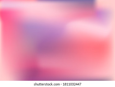 Abstract, bright, holographic, blurred gradient mesh background. Screensaver in the background. The illustration is made in fresh colorful colors. Vector image.