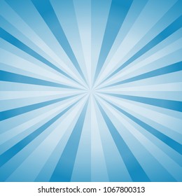 Abstract bright light Blue rays background. Vector EPS 10 cmyk