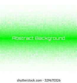Abstract Bright Light Green Technology Business Cover Background, vector illustration